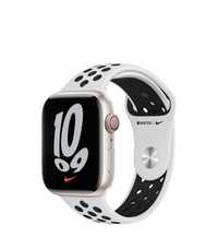 Ремешок Apple Pure Platinum/Black Nike Sport Band для Apple Watch42/44
