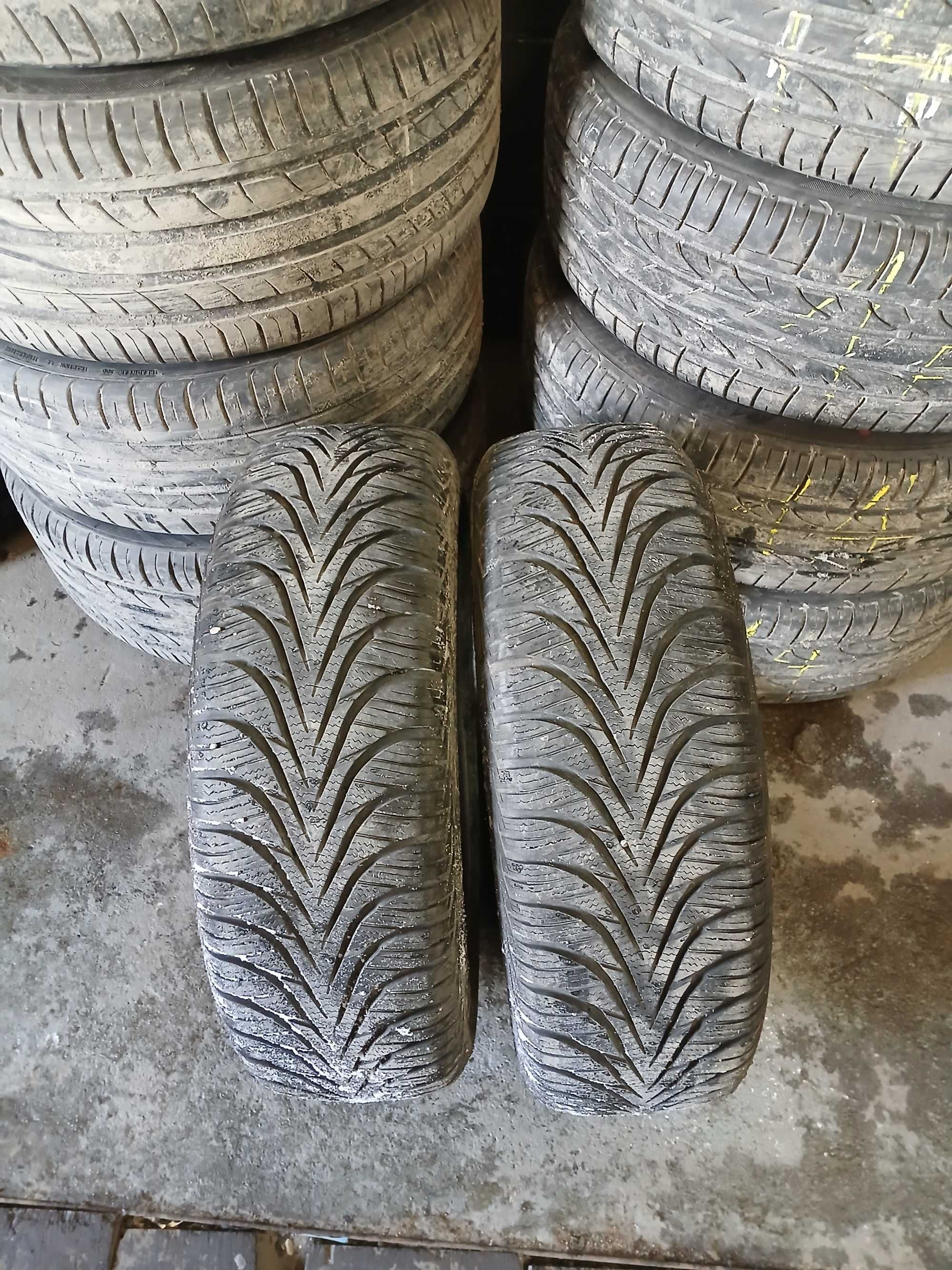 2x używane opony zimowe 195/60 R15 Goodyear Montaż Gwarancja