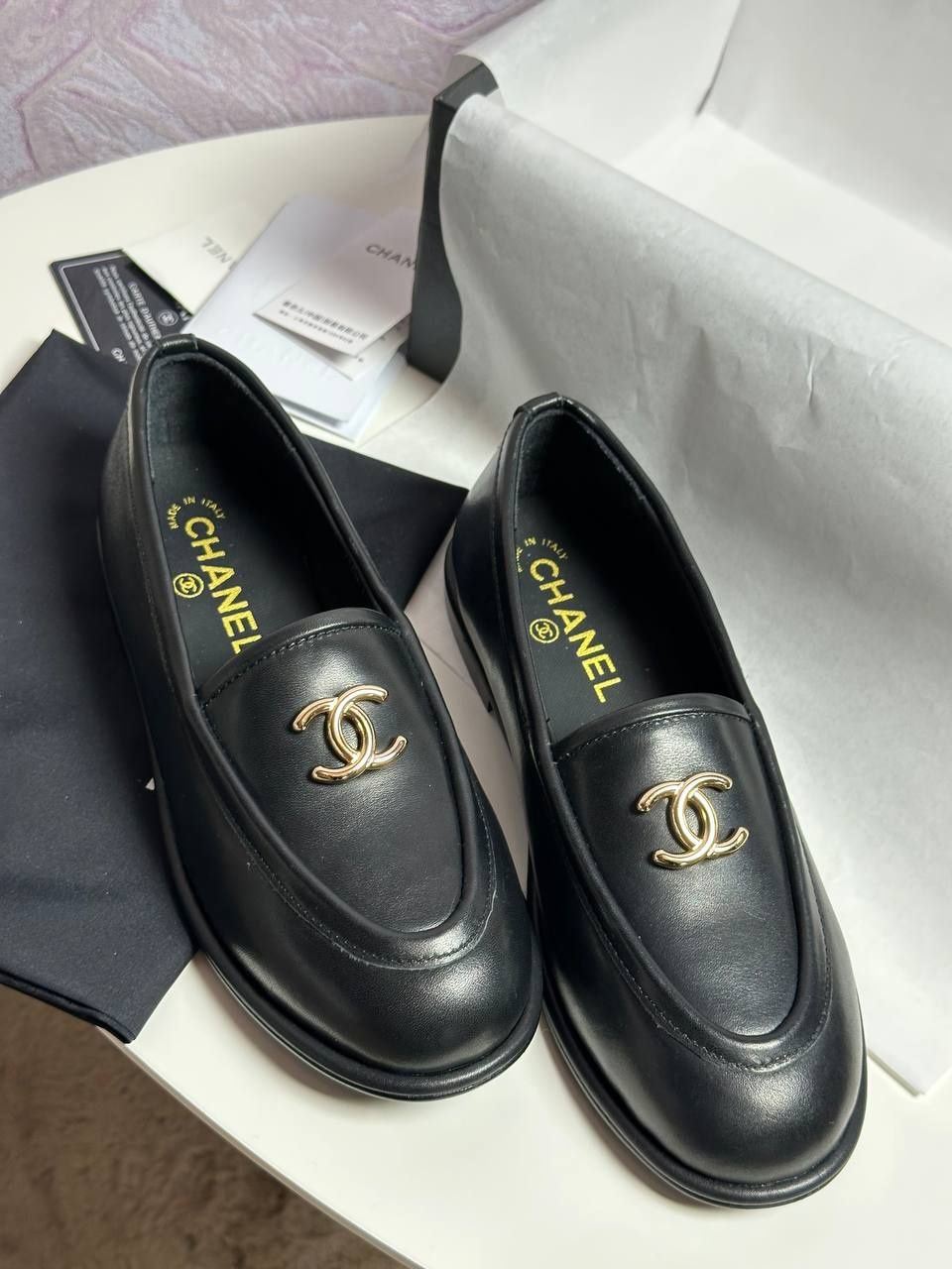 Лофери туфлі шанель Chanel