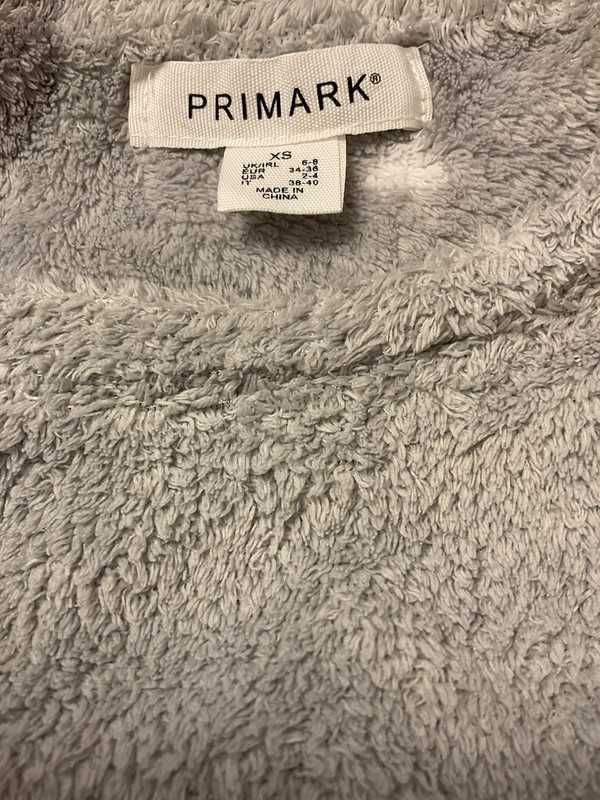 Szary komplet zestaw piżamowy piżama z pingwinami Primark