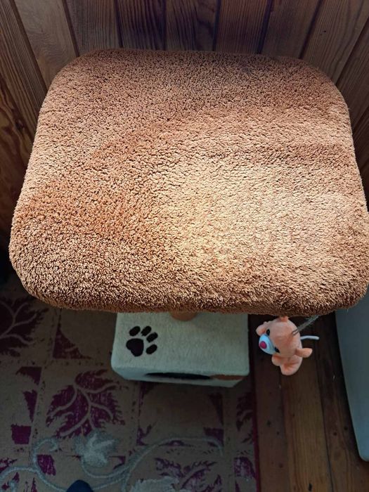 Когтеточка с домиком, б/у