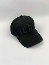 Черная кепка Icon кепка с вышивкой DsQuared черная кепка gu490