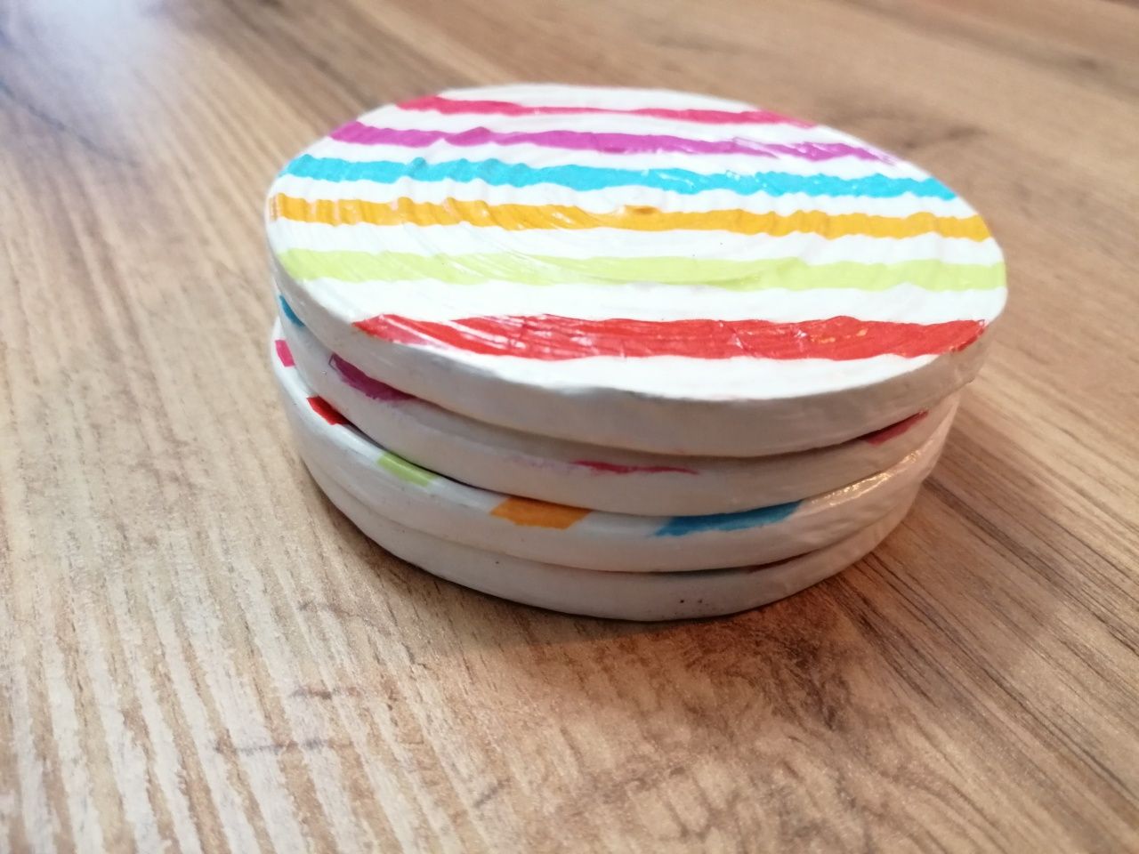 podkładki pod filiżankę kubek /decoupage handmade prezent Dzień Matki