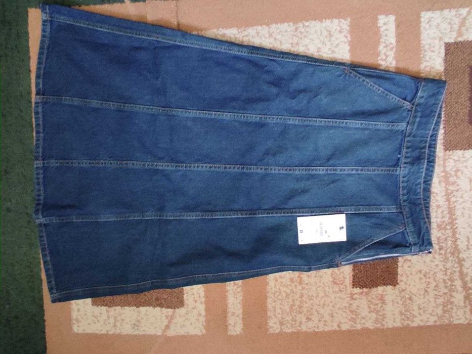 Zara спідниця юбка зара джинс джинсова довга р. 152 на 11-13 р