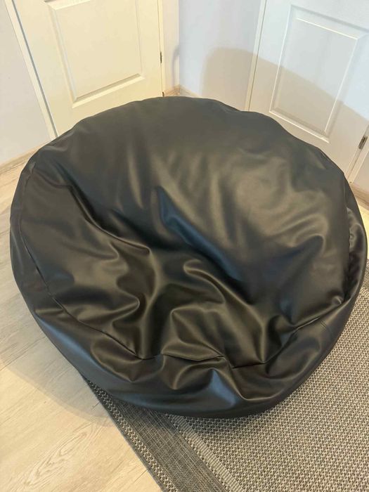 Pufa worek skórzana