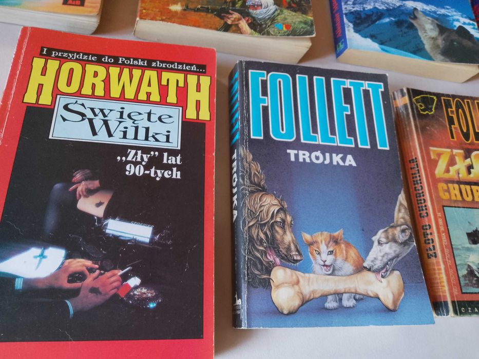 Zestaw  powieści, sensacja, thriller
