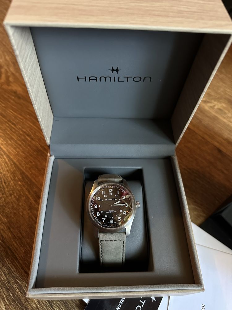 Новий годинник Hamilton H70205830 Khaki Field Titanium Automatic