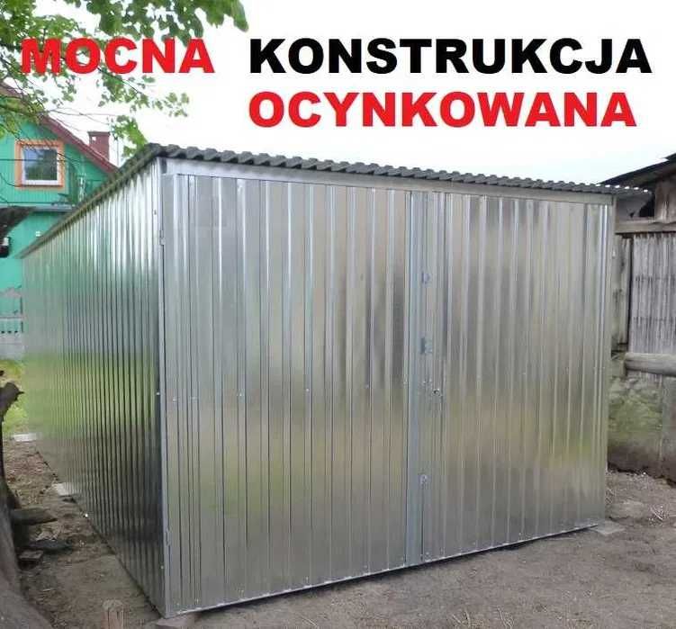 Garaż blaszany 3x5 szkielet ocynk! Garaże PROMOCJA! Cała Polska SZYBKO