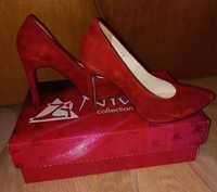 Красные туфли лодочки