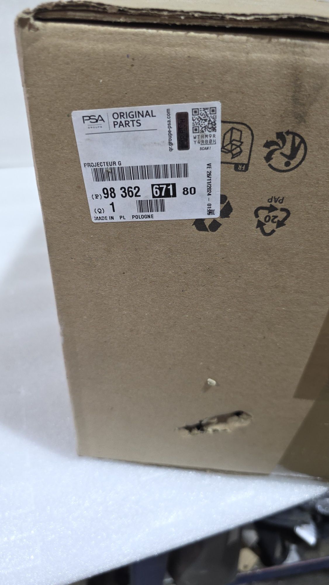 Lampa lewy przód lewa citroen c3 III 3 lift nowa oryginał ful led Eu