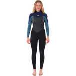 Rip Curl Women's Omega 4/3mm Back Zip Wetsuit Size 6