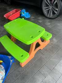 Stół ławeczka ogrodowa dla dzieci
