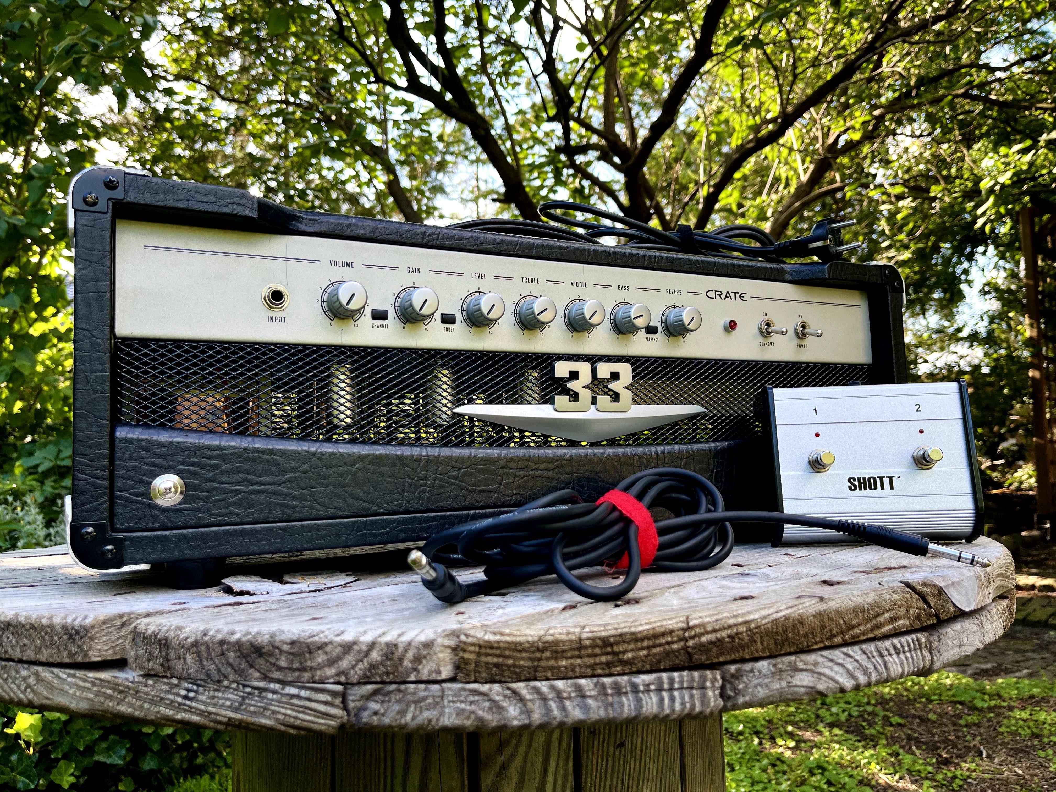 ZESTAW Crate V33H head gitarowy wzmacniacz lampowy głowa lampa amp