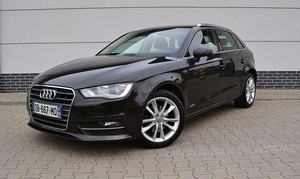 Audi A3 Sportback Skóra,Navi,Nowe Sprzęgło i Rozrząd,Bezwypadek,Brązowa Perła