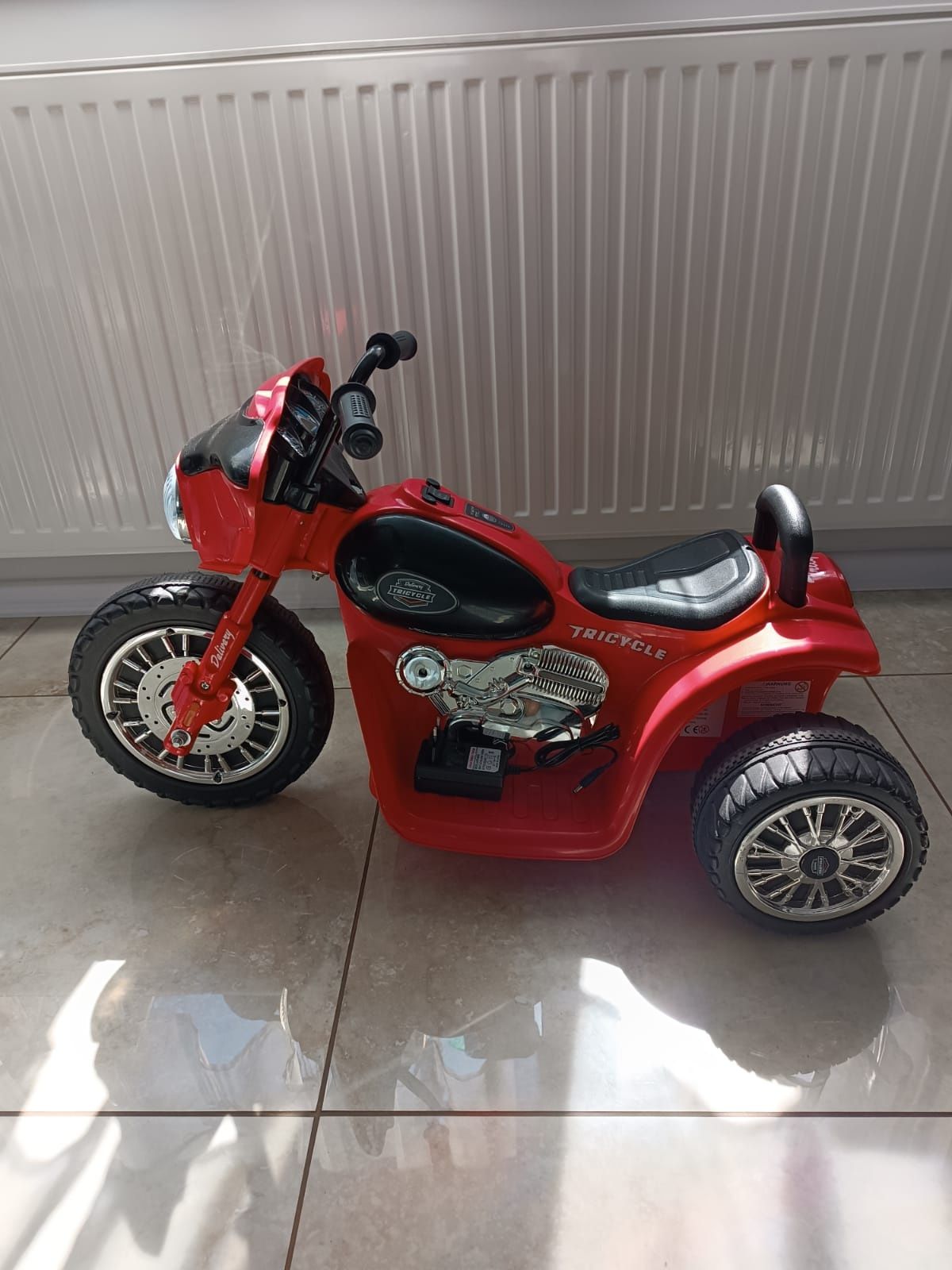 Motorek motocykl tricycle na akumulator zabawka jeździk dziecięcy dla