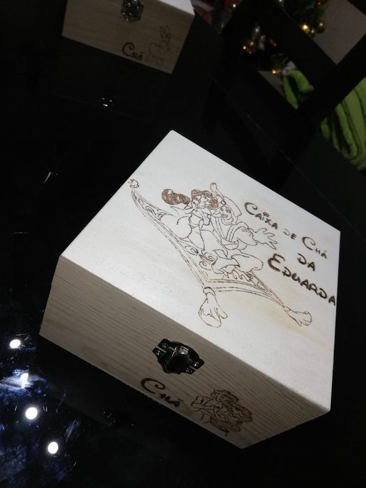 Caixa de chá personalizada
