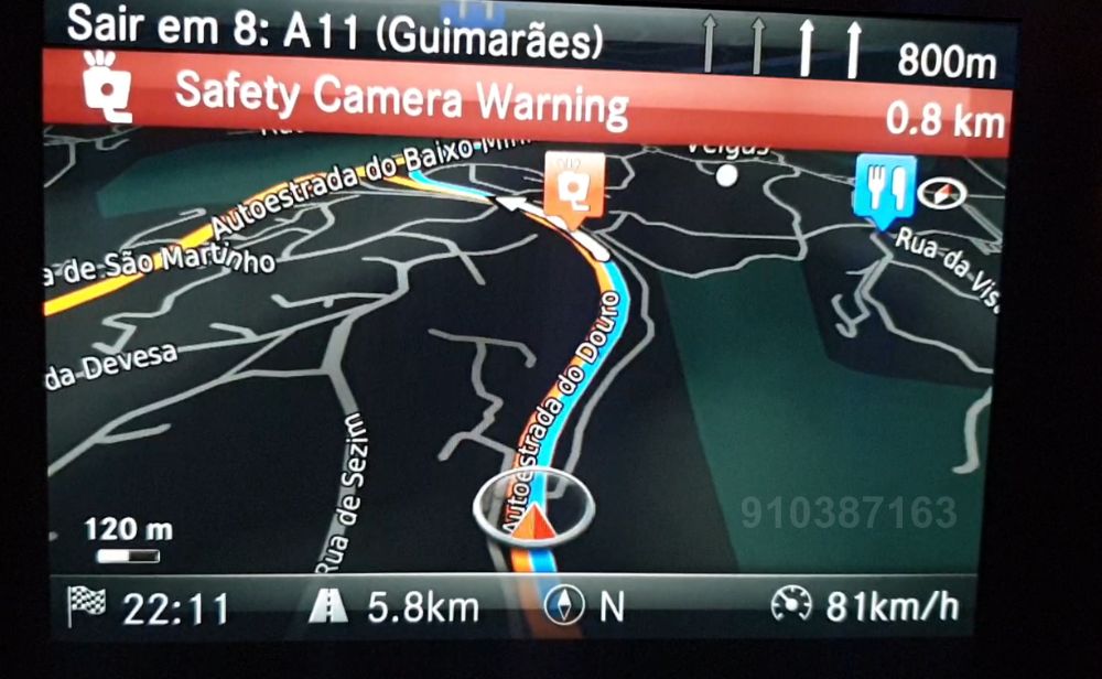 Mercedes Cartao de Mapas GPS V20 Europa 2023-24 + Radares