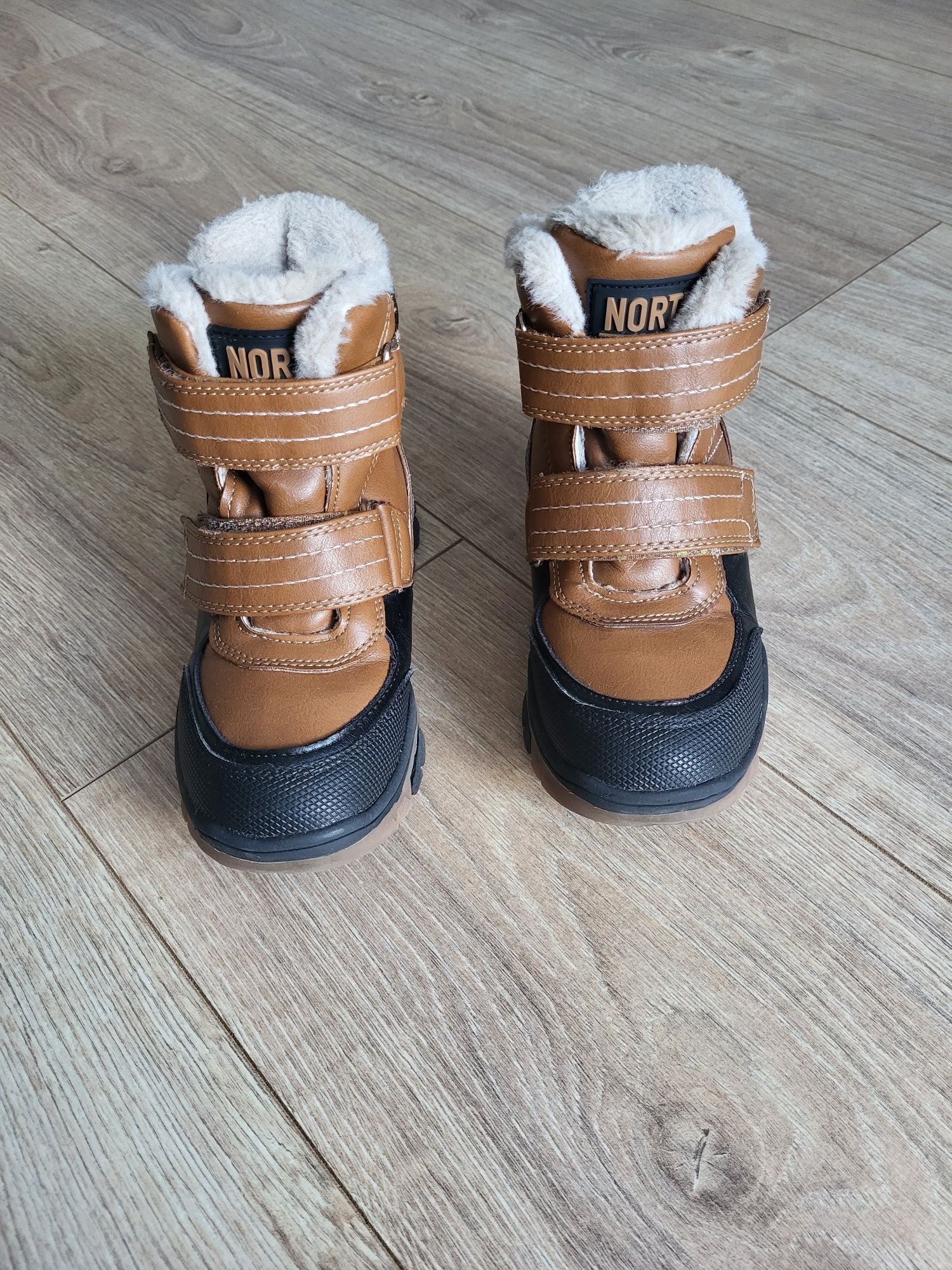 Buty zimowe trapery śniegowce chłopięce
