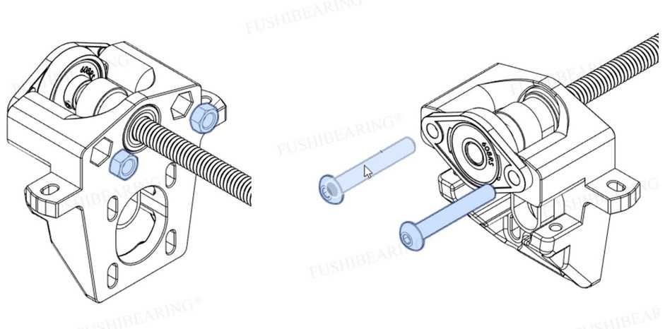 Подшипник фланцевый F688-2RS  (F688RS) ABEC-7 Fushi