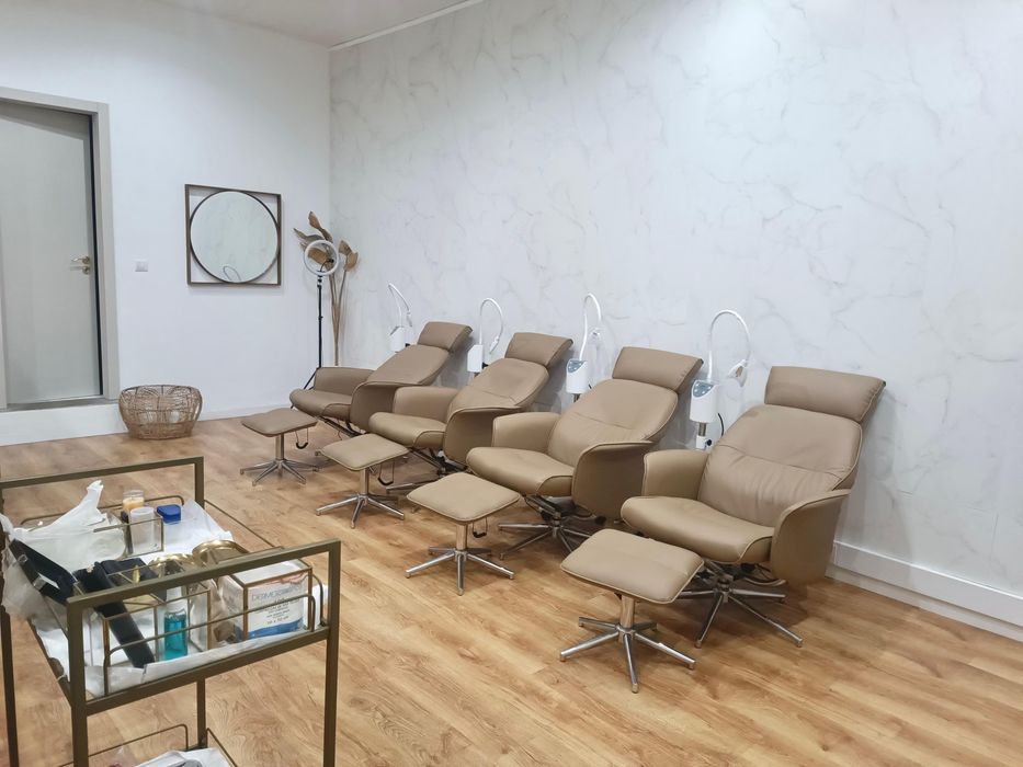 Cadeiras massagem estética/barbeiro