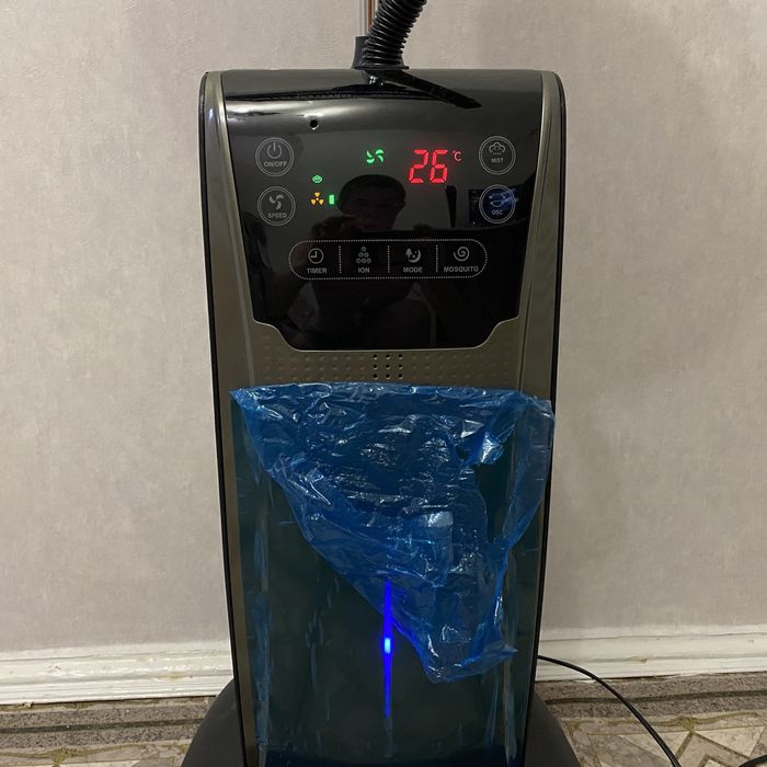 Вентилятор домашний с увлажнением воздуха