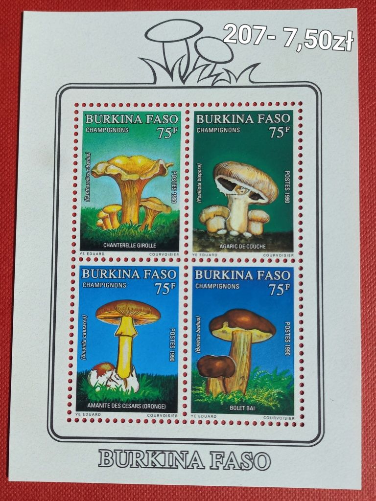 Znaczki pocztowe- flora/grzyby 8