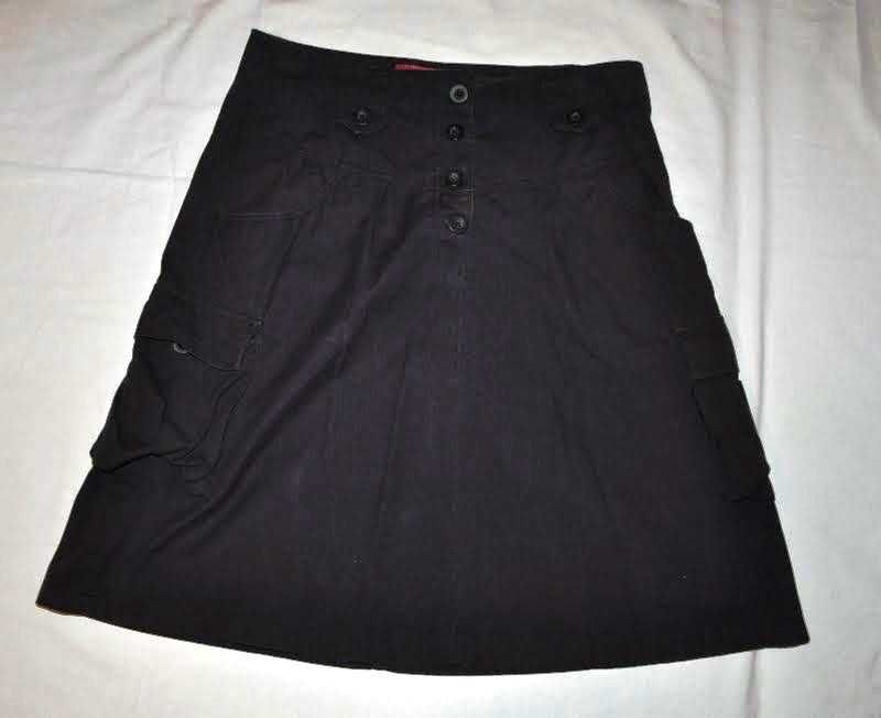 Reject roz. 10/38 bawełniana spódnica z kieszeniami Vintage bojówka