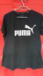 T-shirt rozm.M /L Puma damska koszulka czarna logo napis biały