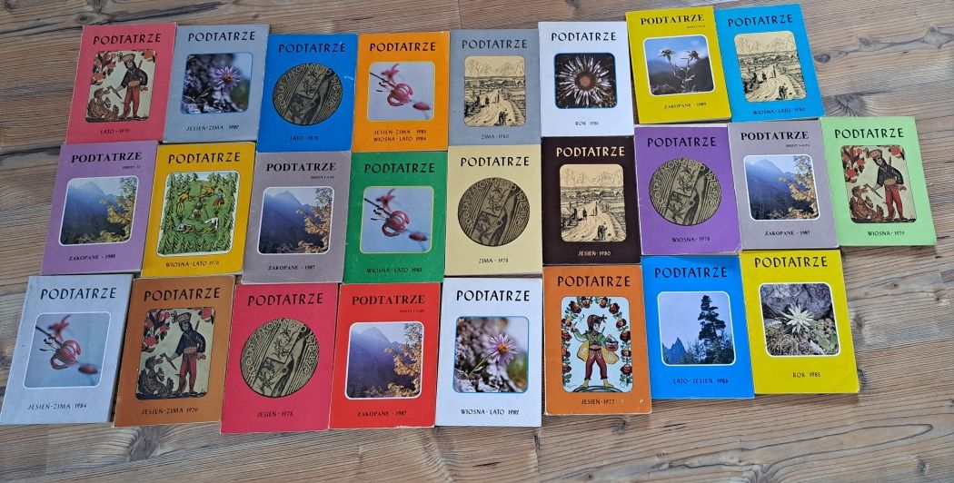 Podtatrze książki 25 szt. Zima lato wiosna Zakopane kolekcja