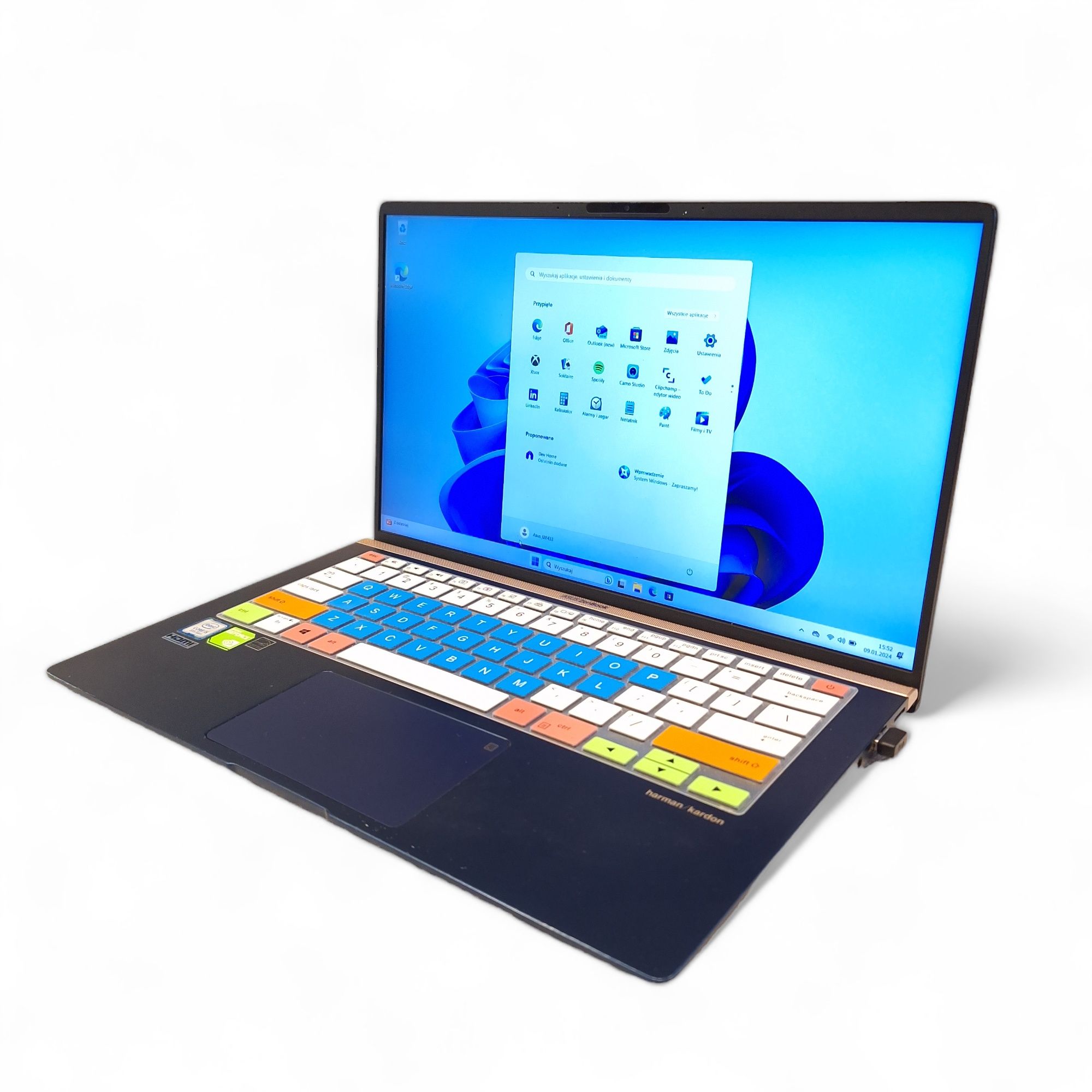 ASUS ZenBook 14 UX433FN Intel i5/ 8GB /0,5TB SSD/nVidia MX150. Warszaw