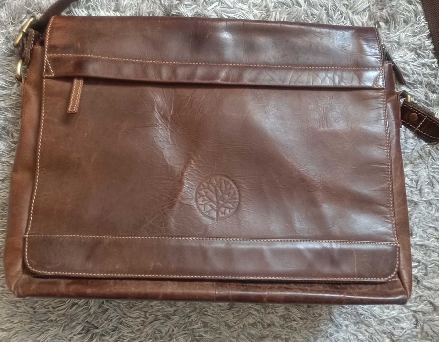 Torba męska Hunter TBG-HT-202 Brązowa Betlewski Nubuk
