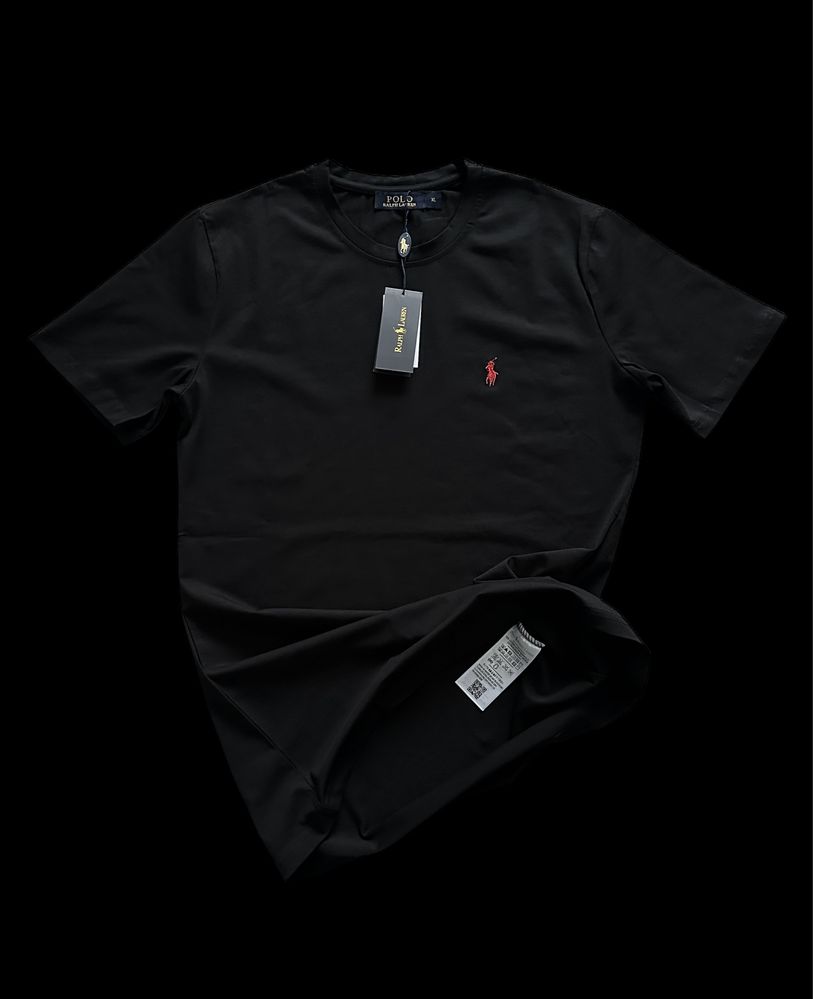 T-Shirt męski czarny Ralph Lauren rozmiar XL