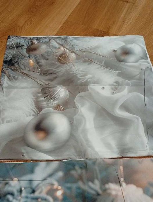 2 świąteczne poszewki na poduszki 45x45