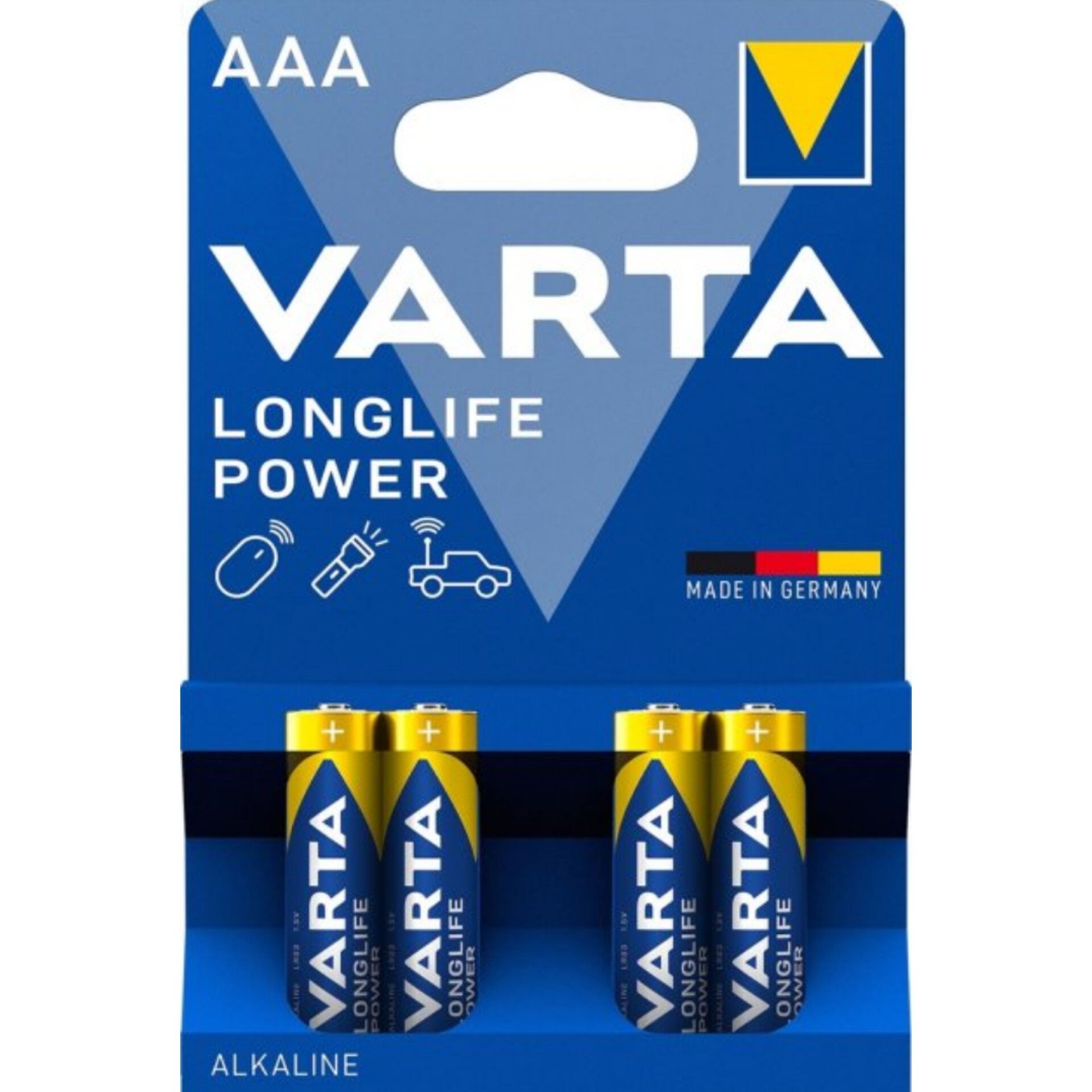Батарейка Varta Longlife Power AAA BLI 4 Alkaline