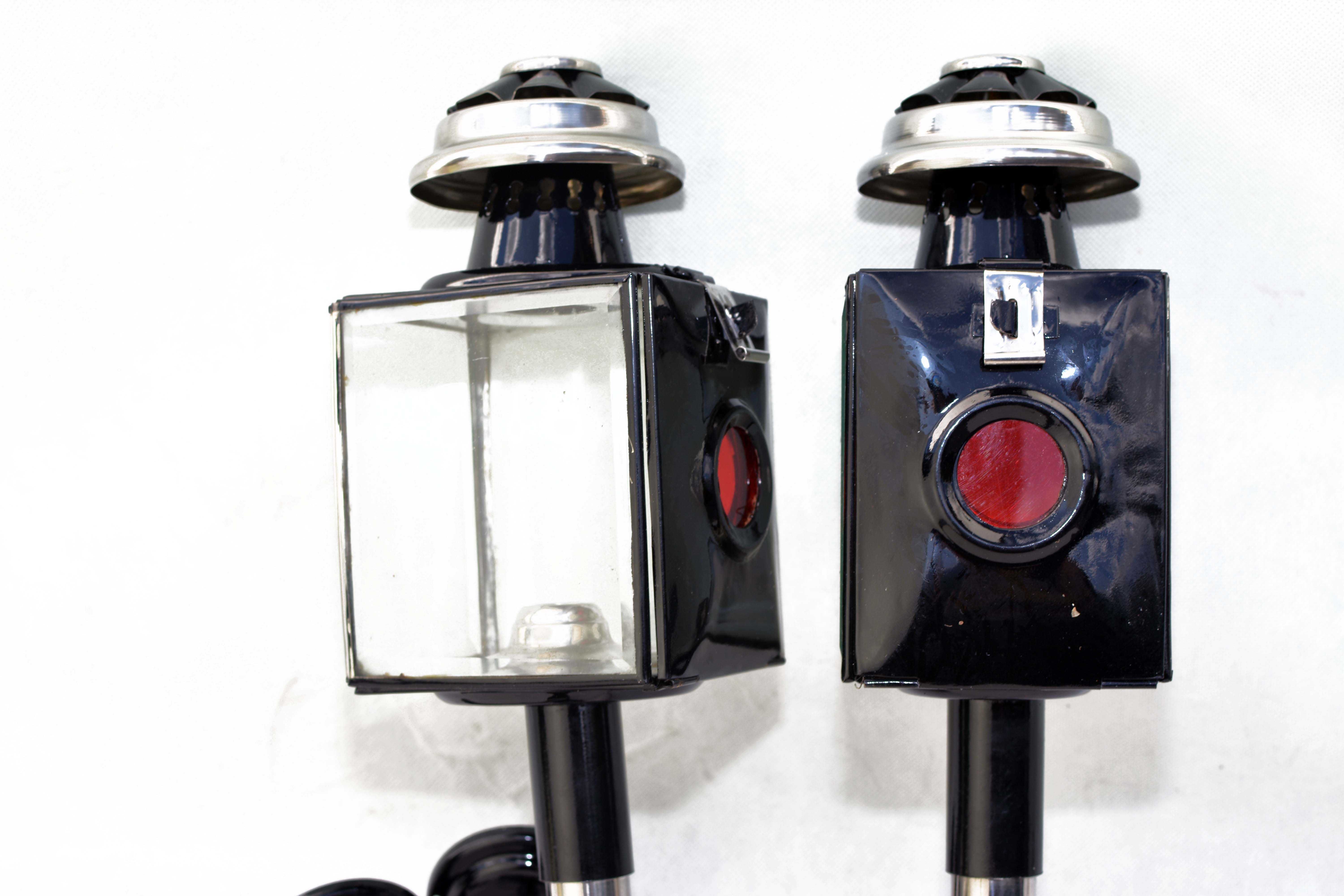 Lampy do bryczki powozu .