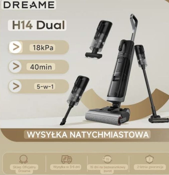 Odkurzacz mocujący DREAME H14 Dual