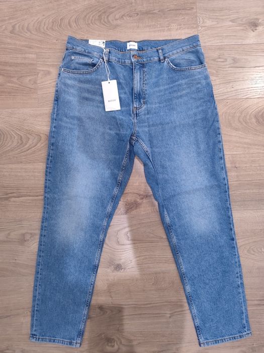 Spodnie jeansy MUSTANG Brooks Relaxed Slim dżinsy wysoki stan 34/32