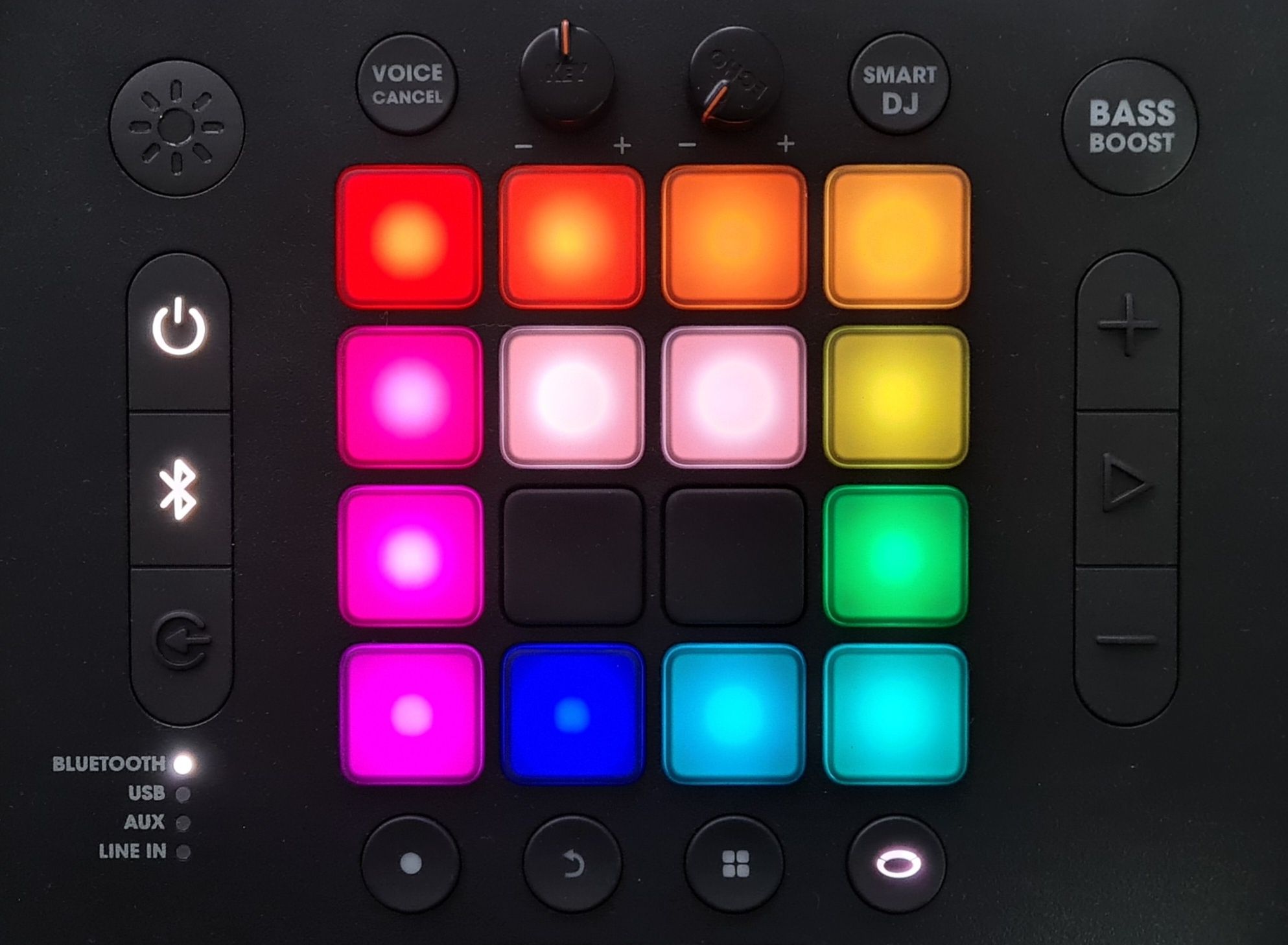 Wynajem Nagłośnienia JBL PartyBox Ultimate, 1000 Oświetlenie Dymownica