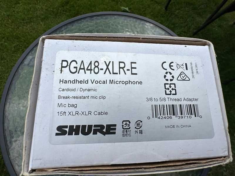 2x mikrofon shure PGA48