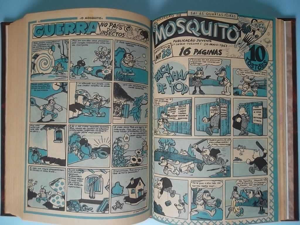 "O Mosquito", Volume com as 2ª, 3ª e 4ª séries completas. (1960/75)