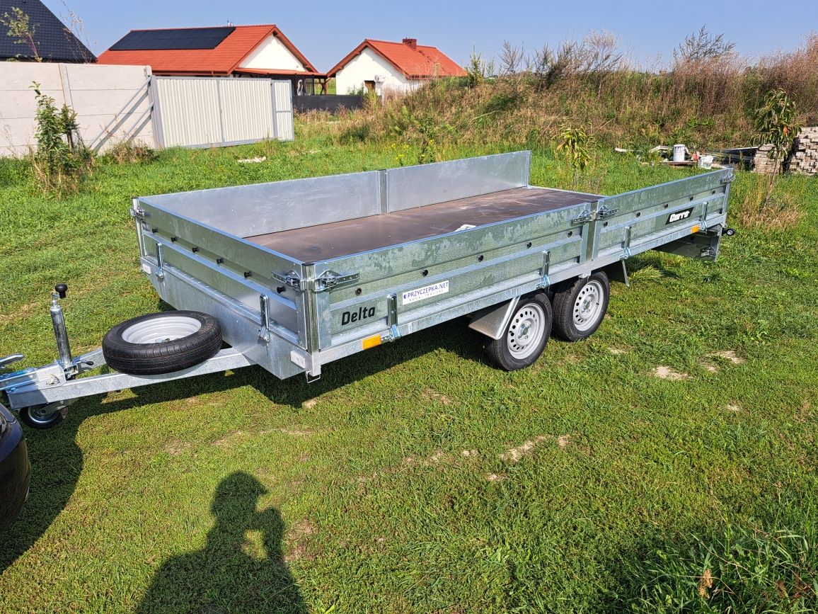 Wynajem przyczepa lekka Kat.B 750kg Platforma. 4 x 2 wypożyczenie