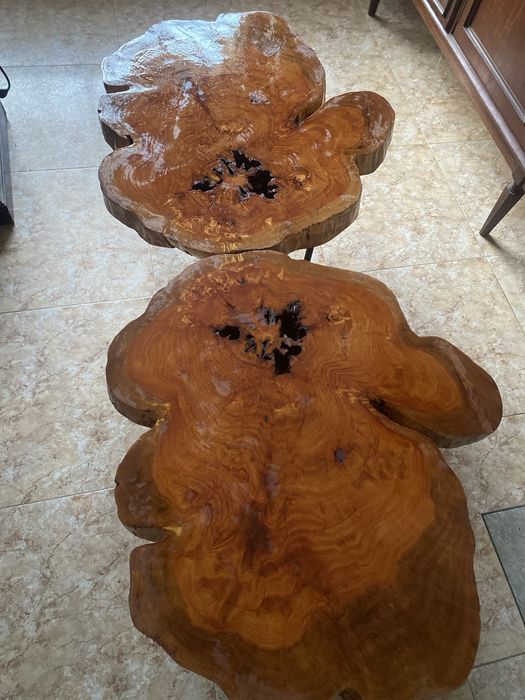 Mesa de centro rústica