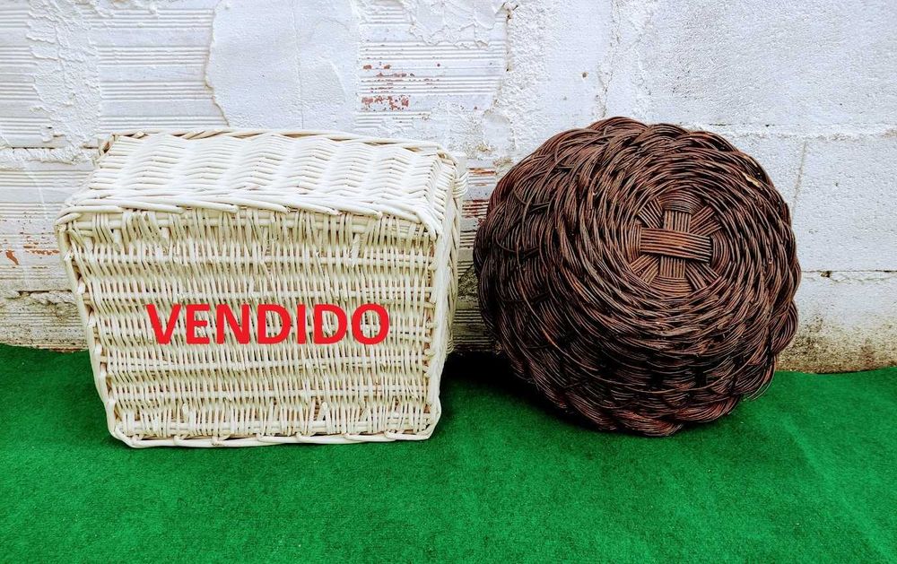 Cesto cesta artigo vime verga artesanal manual tradicional