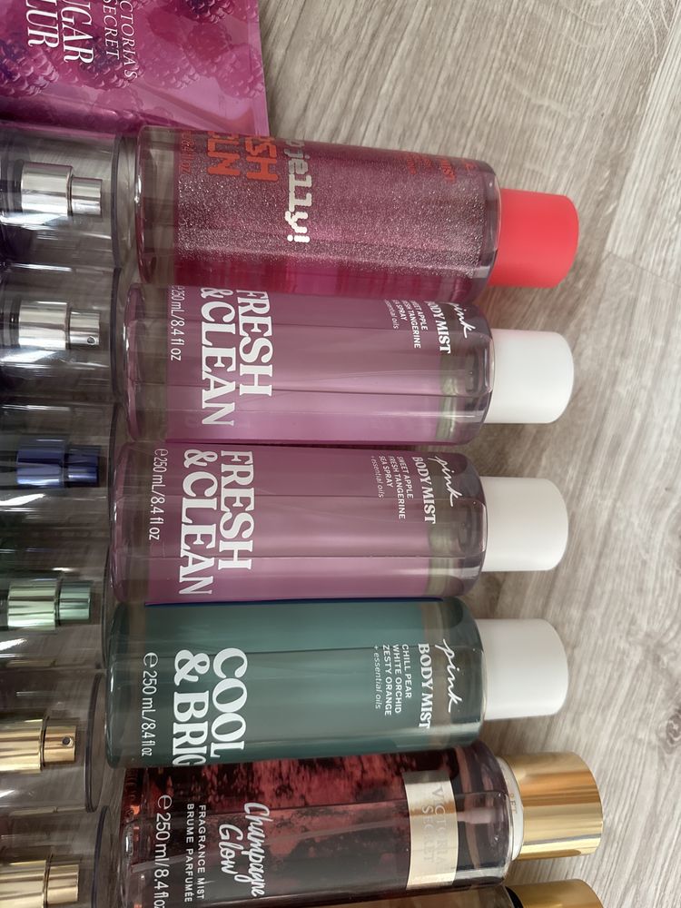 nowe mgiełki bath and body works i victorias secret pink