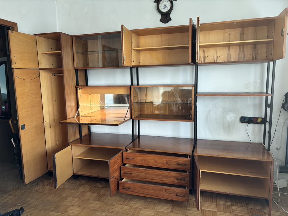 Meblościanka wysoki połysk prl regał