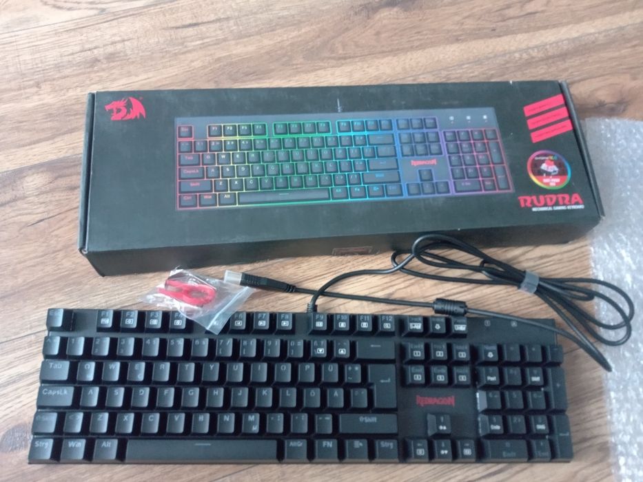 Klawiatura mechaniczna REDRAGON RUDRA K565 RGB niemiecka
