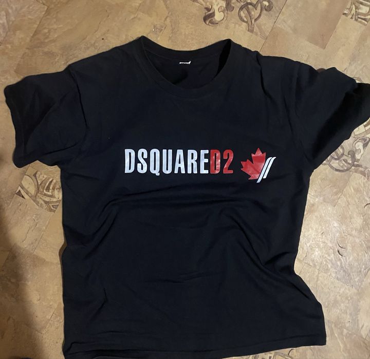 Футболка dsquared2 drill drip