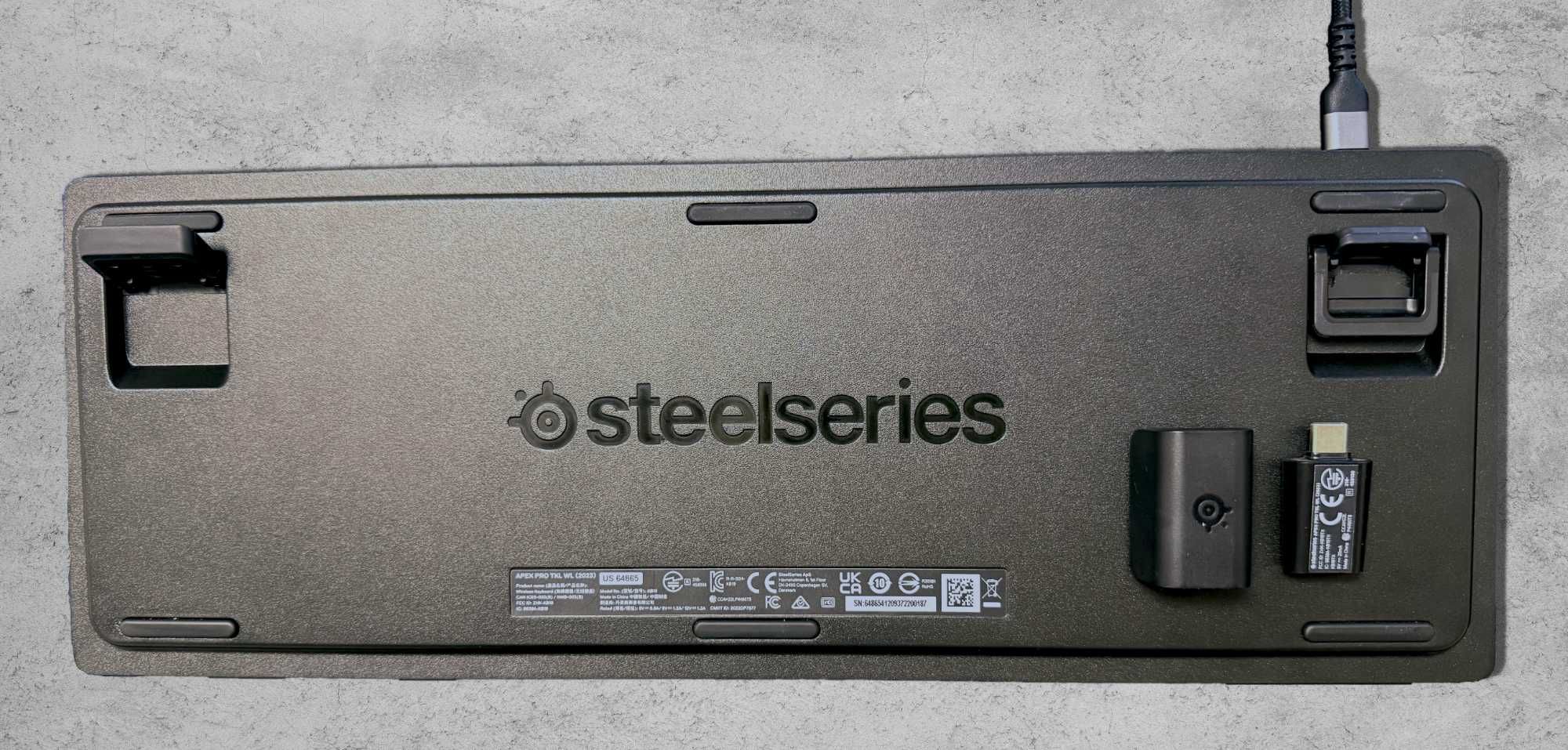 Механічна/магнітна ігрова клавіатура SteelSeries Apex Pro TKL Wireless