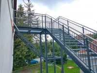 Schody metalowe balkony tarasy balustrady [pomiar produkcja montaż]