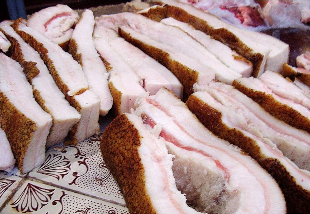 Сало солене домашне / підчеревина / мʼясо / генералсьське сало